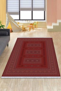 Bordo Yöresel Dokuma Pamuk Tabanlı Kaymaz Kilim KLM337 Bordo Yöresel Dokuma Pamuk Tabanlı Kaymaz Kilim KLM337