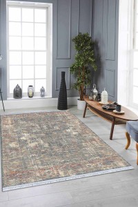 Çok Renkli Vintage Dokuma Pamuk Taban Kaymaz Kilim KLM348 Çok Renkli Vintage Dokuma Pamuk Taban Kaymaz Kilim KLM348