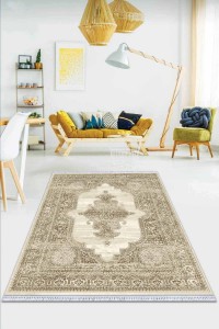Bej Klasik Göbekli Dokuma Pamuk Taban Kaymaz Kilim KLM363 Bej Klasik Göbekli Dokuma Pamuk Taban Kaymaz Kilim KLM363