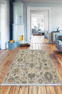 Bej Vintage Dokuma Pamuk Tabanlı Kaymaz Kilim KLM370 Bej Vintage Dokuma Pamuk Tabanlı Kaymaz Kilim KLM370