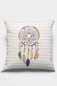 Bej Düş Kapanı Çift Taraflı Yastık Kırlent Kılıfı KRL078 Bej Düş Kapanı Çift Taraflı Yastık Kırlent Kılıfı KRL078