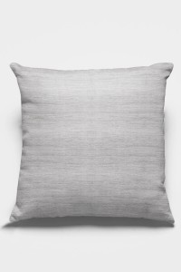 Gri Sade Çift Taraflı Yastık Kırlent Kılıfı KRL090