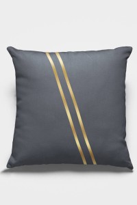 Antrasit Çizgili Çift Taraflı Yastık Kırlent Kılıfı KRL1007 Antrasit Çizgili Çift Taraflı Yastık Kırlent Kılıfı KRL1007
