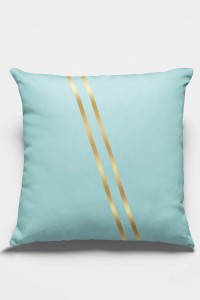 Açık Mavi Çizgili Çift Taraflı Yastık Kırlent Kılıfı KRL1011 Açık Mavi Çizgili Çift Taraflı Yastık Kırlent Kılıfı KRL1011