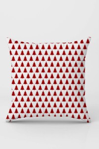 Kırmızı Yılbaşı Çift Taraflı Yastık Kırlent Kılıfı KRL1063 Kırmızı Yılbaşı Çift Taraflı Yastık Kırlent Kılıfı KRL1063