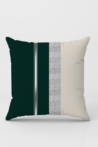 Yeşil Avangarde Çift Taraflı Yastık Kırlent Kılıfı KRL1075 Yeşil Avangarde Çift Taraflı Yastık Kırlent Kılıfı KRL1075