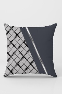 Antrasit Ekoseli Çift Taraflı Yastık Kırlent Kılıfı KRL1091 Antrasit Ekoseli Çift Taraflı Yastık Kırlent Kılıfı KRL1091