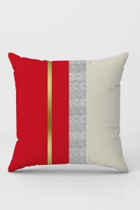 Kırmızı Avangarde Çift Taraflı Yastık Kırlent Kılıfı KRL1094 Kırmızı Avangarde Çift Taraflı Yastık Kırlent Kılıfı KRL1094