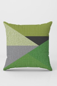 Yeşil Geometrik Çift Taraflı Yastık Kırlent Kılıfı KRL1126 Yeşil Geometrik Çift Taraflı Yastık Kırlent Kılıfı KRL1126