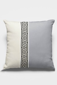 Gri Avangarde Çift Taraflı Yastık Kırlent Kılıfı KRL145 Gri Avangarde Çift Taraflı Yastık Kırlent Kılıfı KRL145