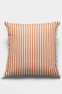 Turuncu Çizgili Çift Taraflı Yastık Kırlent Kılıfı KRL174 Turuncu Çizgili Çift Taraflı Yastık Kırlent Kılıfı KRL174