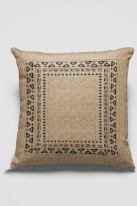 Bej Hasır Görünümlü Çift Taraflı Kırlent Kılıfı KRL186 Bej Hasır Görünümlü Çift Taraflı Kırlent Kılıfı KRL186