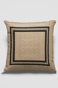 Bej Hasır Görünümlü Çift Taraflı Kırlent Kılıfı KRL190 Bej Hasır Görünümlü Çift Taraflı Kırlent Kılıfı KRL190