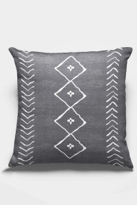 Gri Etnik Moroccan Çift Taraflı Yastık Kırlent Kılıfı KRL193 Gri Etnik Moroccan Çift Taraflı Yastık Kırlent Kılıfı KRL193