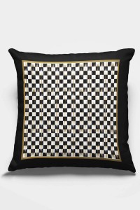 Siyah Mackenzie Çift Taraflı Yastık Kırlent Kılıfı KRL224 Siyah Mackenzie Çift Taraflı Yastık Kırlent Kılıfı KRL224