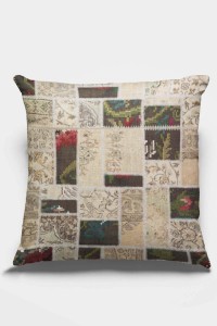 Çok Renkli Patchwork Çift Taraflı Kırlent Kılıfı KRL289 Çok Renkli Patchwork Çift Taraflı Kırlent Kılıfı KRL289