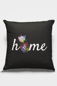 Siyah Mutfak Çift Taraflı Yastık Kırlent Kılıfı KRL358 Siyah Mutfak Çift Taraflı Yastık Kırlent Kılıfı KRL358