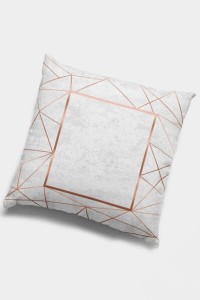 Bakır Çerçeveli Çift Taraflı Yastık Kırlent Kılıfı KRL376 Bakır Çerçeveli Çift Taraflı Yastık Kırlent Kılıfı KRL376