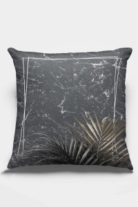 Füme Çerçeveli Çift Taraflı Yastık Kırlent Kılıfı KRL404 Füme Çerçeveli Çift Taraflı Yastık Kırlent Kılıfı KRL404