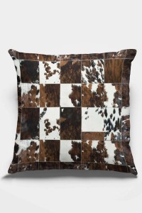 Kahverengi Deri Görünümlü Çift Taraflı Kırlent Kılıfı KRL461 Kahverengi Deri Görünümlü Çift Taraflı Kırlent Kılıfı KRL461