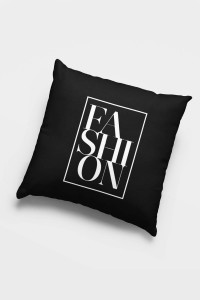 Siyah Fashion Çift Taraflı Yastık Kırlent Kılıfı KRL878 Siyah Fashion Çift Taraflı Yastık Kırlent Kılıfı KRL878
