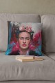 Çok Renkli Frida Kahlo Çift Taraflı Kırlent Kılıfı KRL963