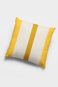 Sarı Çizgili Çift Taraflı Yastık Kırlent Kılıfı KRL970 Sarı Çizgili Çift Taraflı Yastık Kırlent Kılıfı KRL970