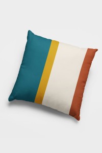 Petrol Yeşili Çizgili Çift Taraflı Kırlent Kılıfı KRL973 Petrol Yeşili Çizgili Çift Taraflı Kırlent Kılıfı KRL973