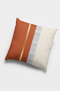 Turuncu Avangarde Çift Taraflı Yastık Kırlent Kılıfı KRL983 Turuncu Avangarde Çift Taraflı Yastık Kırlent Kılıfı KRL983