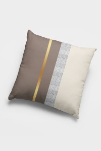 Bej Avangarde Çift Taraflı Yastık Kırlent Kılıfı KRL984 Bej Avangarde Çift Taraflı Yastık Kırlent Kılıfı KRL984
