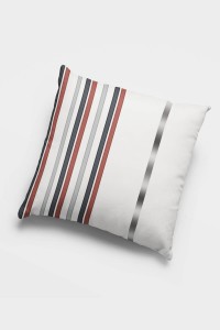Beyaz Çizgili Çift Taraflı Yastık Kırlent Kılıfı KRL992 Beyaz Çizgili Çift Taraflı Yastık Kırlent Kılıfı KRL992