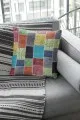 Patchwork Kırlent Modelleri Çok Renkli Patchwork Çift Taraflı Kırlent Kılıfı KRL288