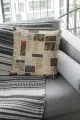 Patchwork Kırlent Modelleri Çok Renkli Patchwork Çift Taraflı Kırlent Kılıfı KRL289
