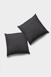 Füme Düz Sade 2'li Set Çift Taraflı Kırlent Kılıfı 2KRL001 Füme Düz Sade 2'li Set Çift Taraflı Kırlent Kılıfı 2KRL001