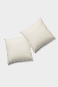 Ekru Düz Sade 2'li Set Çift Taraflı Kırlent Kılıfı 2KRL003 Ekru Düz Sade 2'li Set Çift Taraflı Kırlent Kılıfı 2KRL003