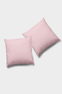 Pudra Düz Sade 2'li Set Çift Taraflı Kırlent Kılıfı 2KRL006 Pudra Düz Sade 2'li Set Çift Taraflı Kırlent Kılıfı 2KRL006