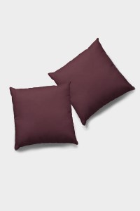 Bordo Düz Sade 2'li Set Çift Taraflı Kırlent Kılıfı 2KRL007 Bordo Düz Sade 2'li Set Çift Taraflı Kırlent Kılıfı 2KRL007