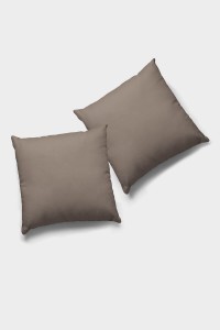 Vizon Düz Sade 2'li Set Çift Taraflı Kırlent Kılıfı 2KRL008 Vizon Düz Sade 2'li Set Çift Taraflı Kırlent Kılıfı 2KRL008