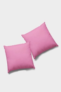 Pembe Düz Sade 2'li Set Çift Taraflı Kırlent Kılıfı 2KRL014 Pembe Düz Sade 2'li Set Çift Taraflı Kırlent Kılıfı 2KRL014