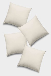 Ekru Tek Renk 4'lü Set Çift Taraflı Kırlent Kılıfı 4KRL003 Ekru Tek Renk 4'lü Set Çift Taraflı Kırlent Kılıfı 4KRL003