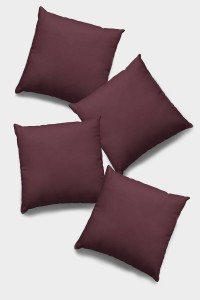 Bordo Tek Renk 4'lü Set Çift Taraflı Kırlent Kılıfı 4KRL007 Bordo Tek Renk 4'lü Set Çift Taraflı Kırlent Kılıfı 4KRL007