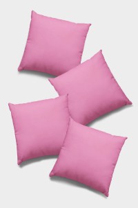 Pembe Tek Renk 4'lü Set Çift Taraflı Kırlent Kılıfı 4KRL014 Pembe Tek Renk 4'lü Set Çift Taraflı Kırlent Kılıfı 4KRL014