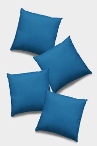 Mavi Tek Renk 4'lü Set Çift Taraflı Kırlent Kılıfı 4KRL021 Mavi Tek Renk 4'lü Set Çift Taraflı Kırlent Kılıfı 4KRL021