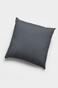 Koyu Gri Düz Tek Renk Çift Taraflı Kırlent Kılıfı KRL011 Koyu Gri Düz Tek Renk Çift Taraflı Kırlent Kılıfı KRL011