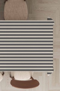 Gri Çizgi Desenli Dokuma Leke Tutmaz Masa Örtüsü MSO043 Gri Çizgi Desenli Dokuma Leke Tutmaz Masa Örtüsü MSO043