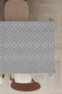 Gri Sade Premium Dokuma Leke Tutmaz Masa Örtüsü MSO082 Gri Sade Premium Dokuma Leke Tutmaz Masa Örtüsü MSO082