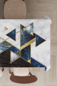 Lacivert Geometrik Dokuma Leke Tutmaz Masa Örtüsü MSO091 Lacivert Geometrik Dokuma Leke Tutmaz Masa Örtüsü MSO091