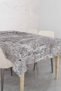 Gri Sade Premium Dokuma Leke Tutmaz Masa Örtüsü MSO101 Gri Sade Premium Dokuma Leke Tutmaz Masa Örtüsü MSO101