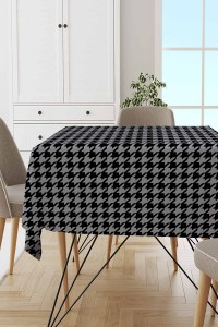 Siyah Kazayağı Dokuma Leke Tutmaz Masa Örtüsü MSO120 Siyah Kazayağı Dokuma Leke Tutmaz Masa Örtüsü MSO120