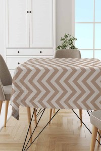 Vizon Zigzag Desenli Dokuma Leke Tutmaz Masa Örtüsü MSO139 Vizon Zigzag Desenli Dokuma Leke Tutmaz Masa Örtüsü MSO139
